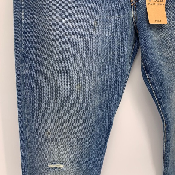 POLO Ralph Lauren Callen High Rise Slim Beaded Slit Bottom Womens Size 26 - Picture 5 of 16